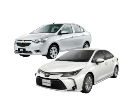 седаны класса Toyota Carola / Chevrolet Sail